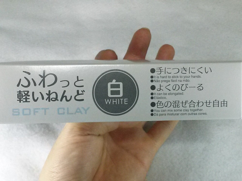 Soft clay white / made in Japan