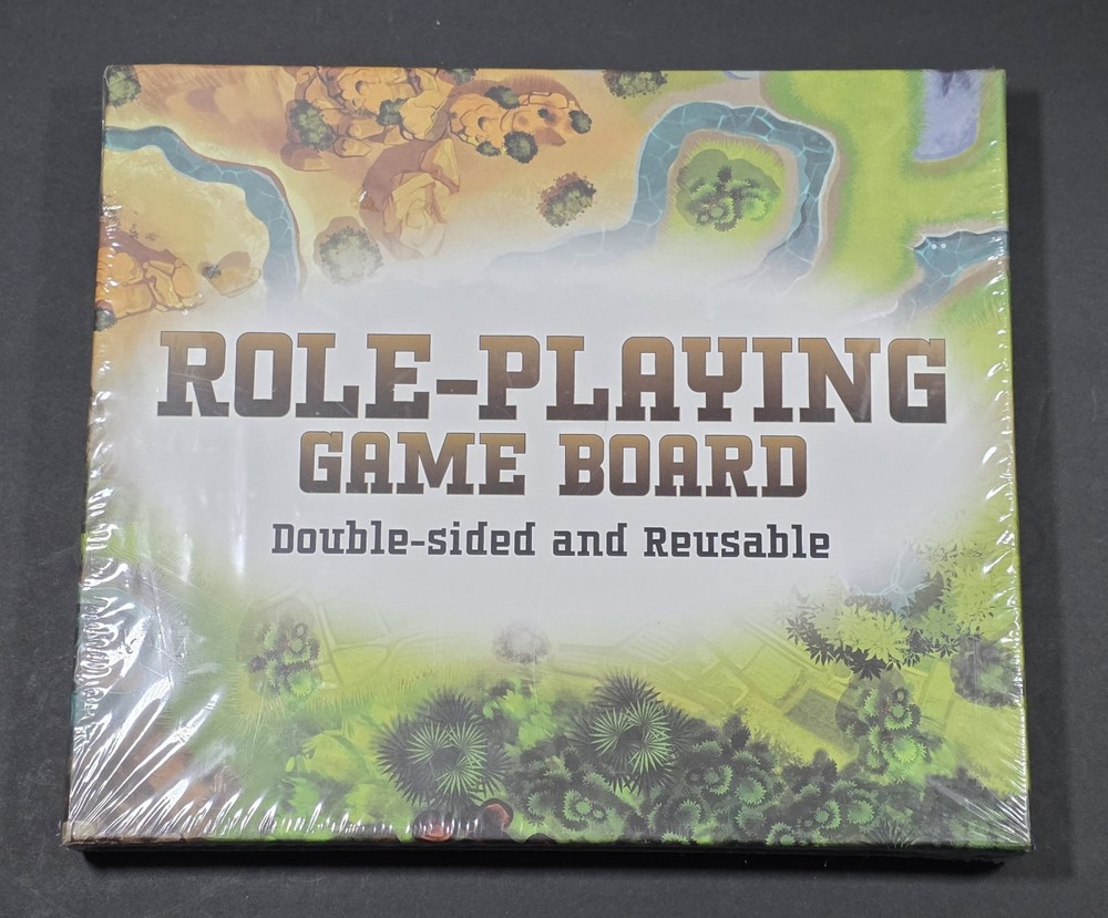 Impresa Role-Playing Game Board Double-Sided Reusable Map 1" Hex & Dots RPG D&D