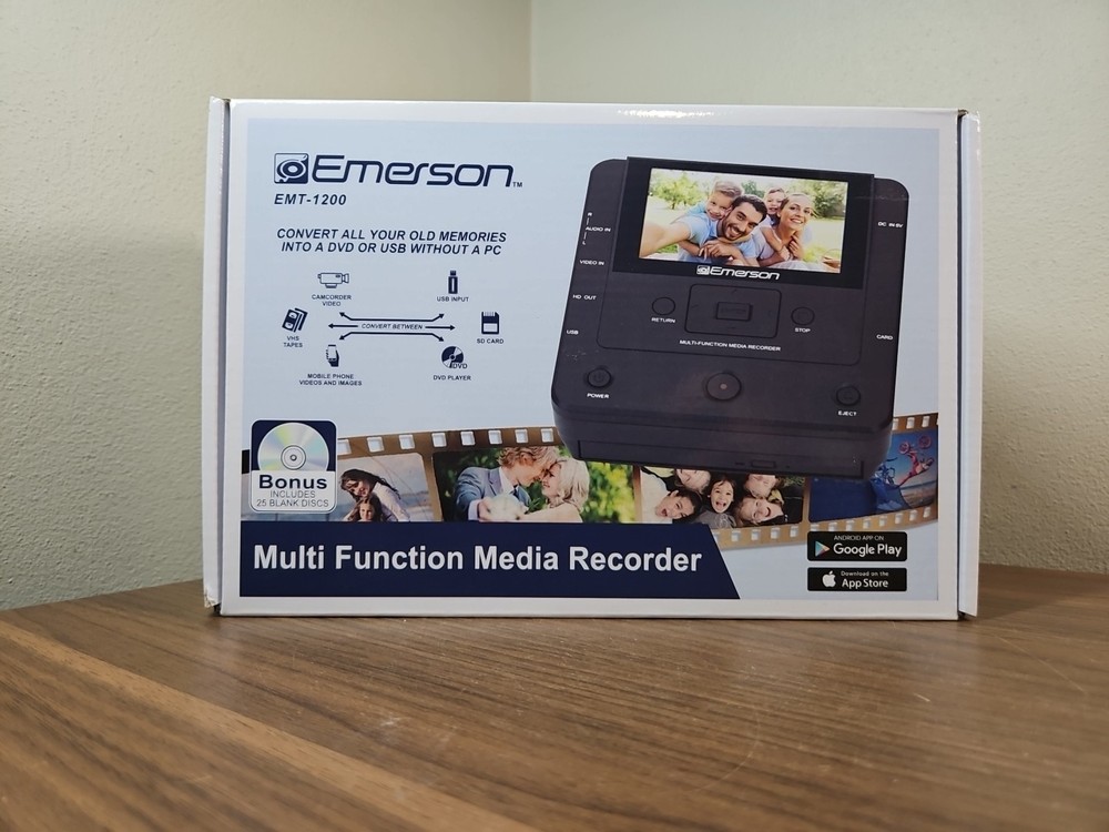 Emerson EMT-1200 Multi-Function Media Recorder with LCD Screen