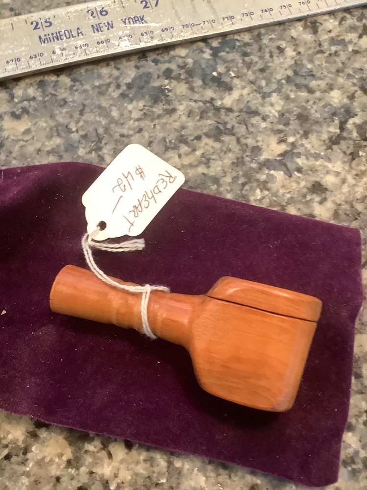 Pocket Pipe - Handmade, Lidded - - Redheart