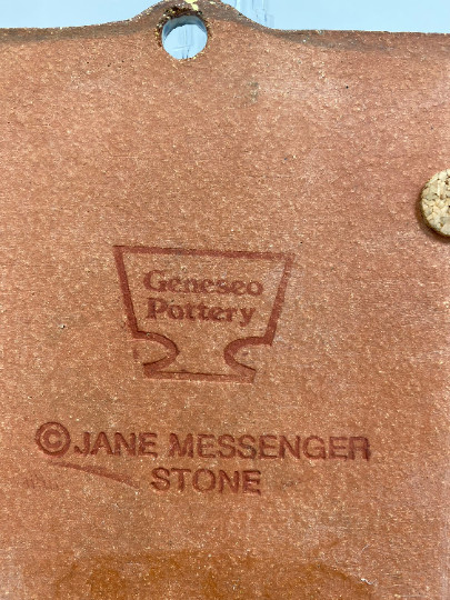 Jane Messenger Stone Tuxedo Cat Trivet