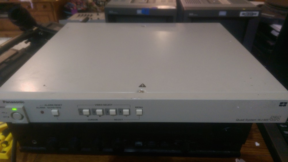 Panasonic WJ-MS424 MS 424 4CH Input Color Quad System Digital Video Multiplexer