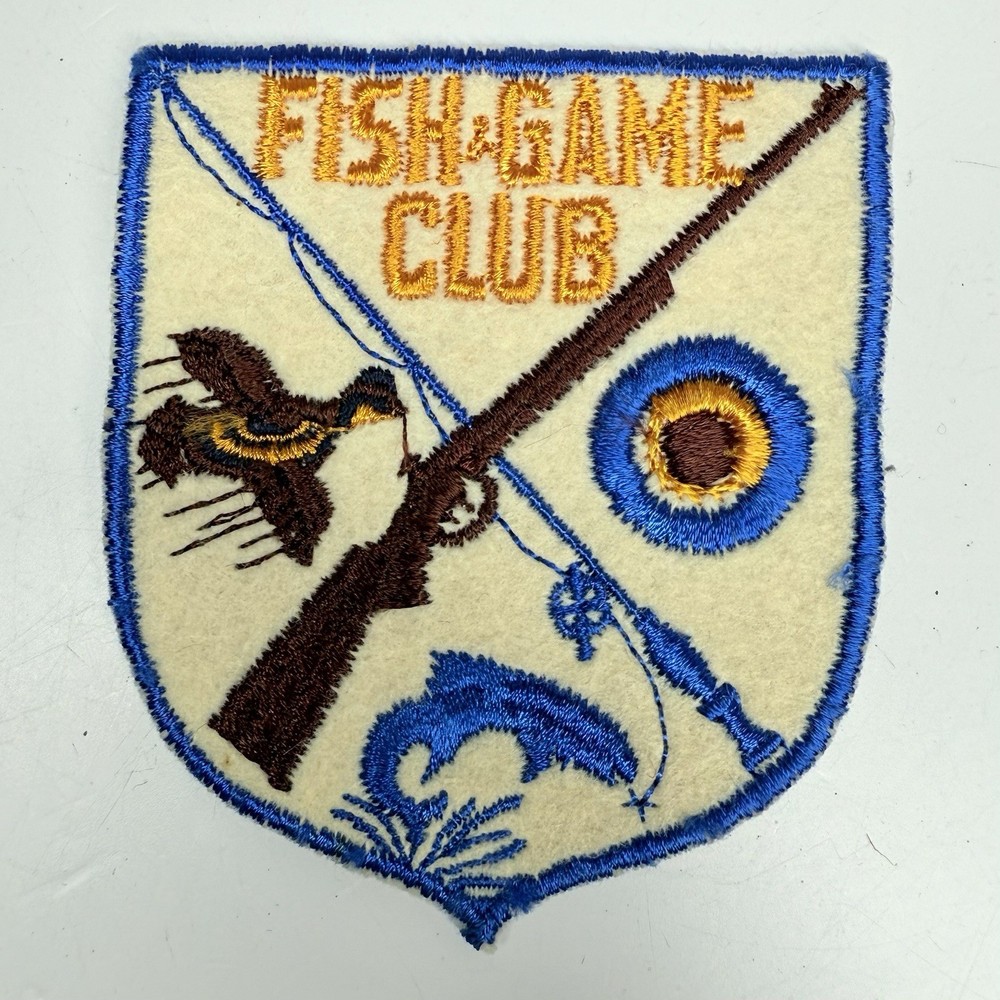 Vintage Fish & Game Club Patch