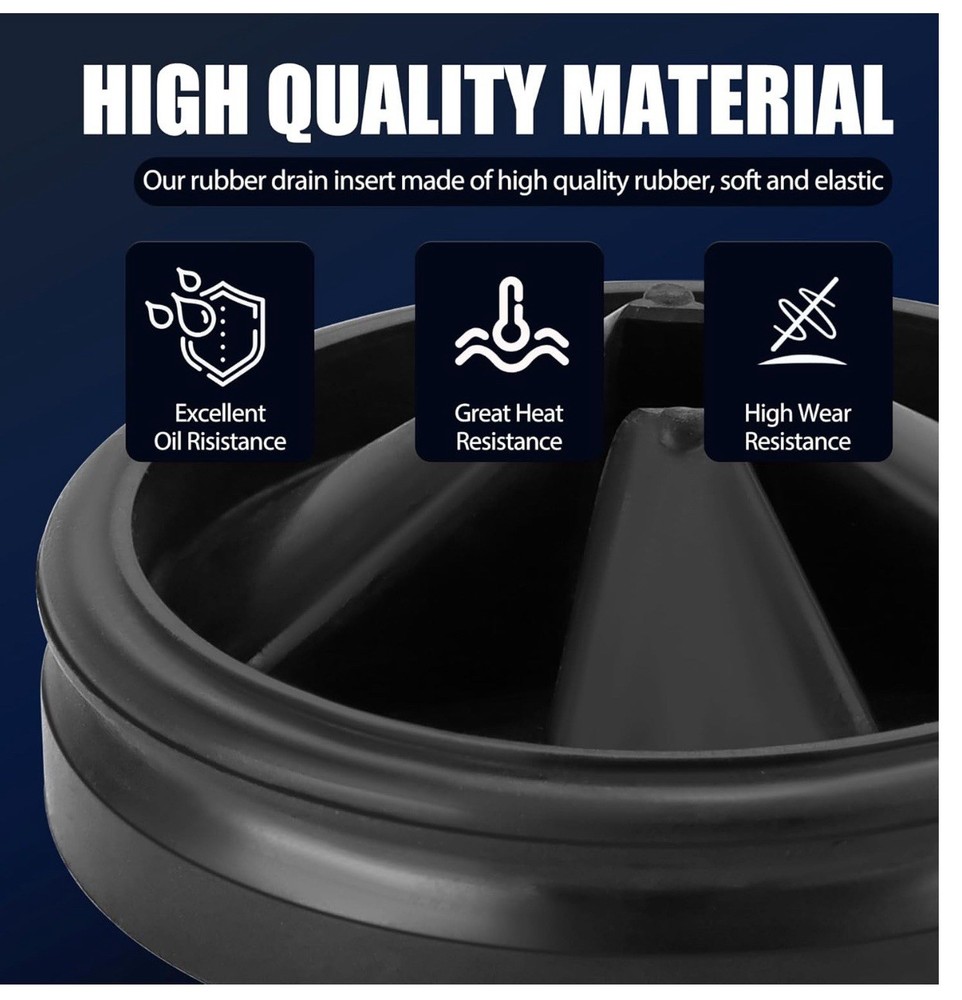 Garbage Disposal Splash Guards 3 3/8 Sink Baffle QCB-AM Replacement for Kitchen