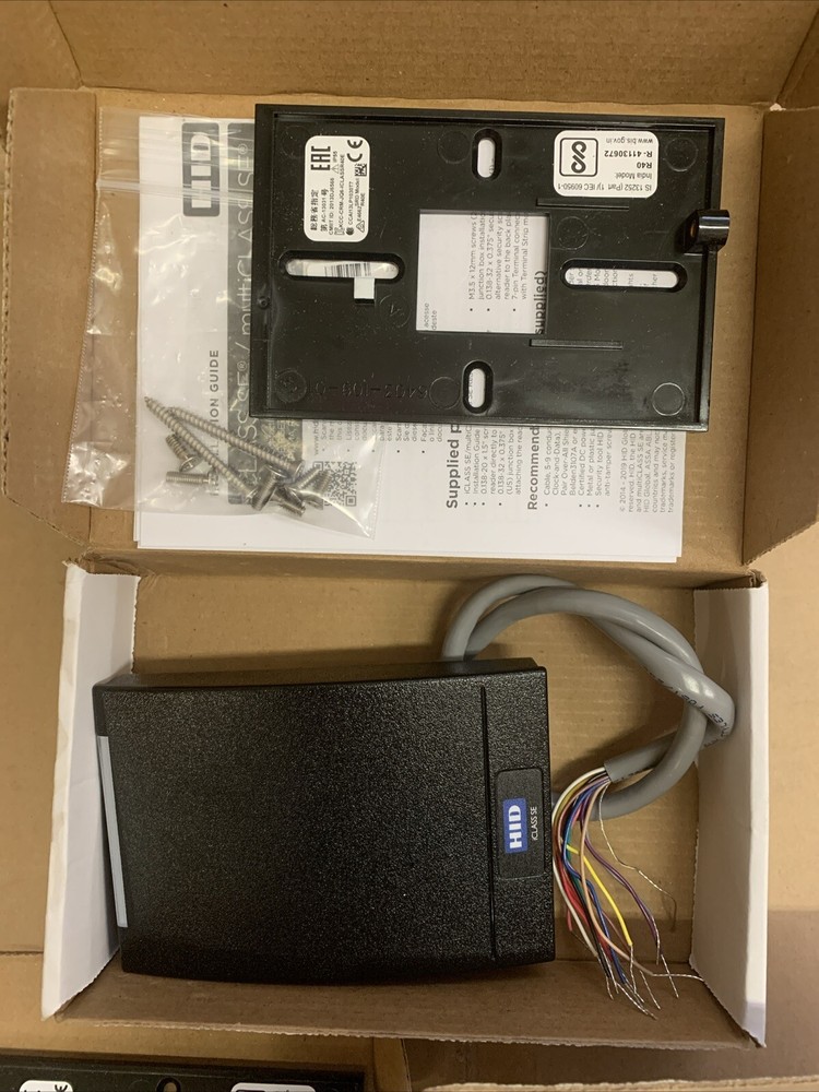 3x HID 920NTNNEKE001F iClass Reader R40 Wall Switch