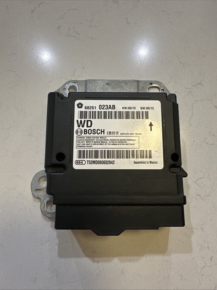 2016 DODGE DURANGO BAG CONTROL OCCUPANT RESTRAINT MODULE UNIT OEM 68251023AB