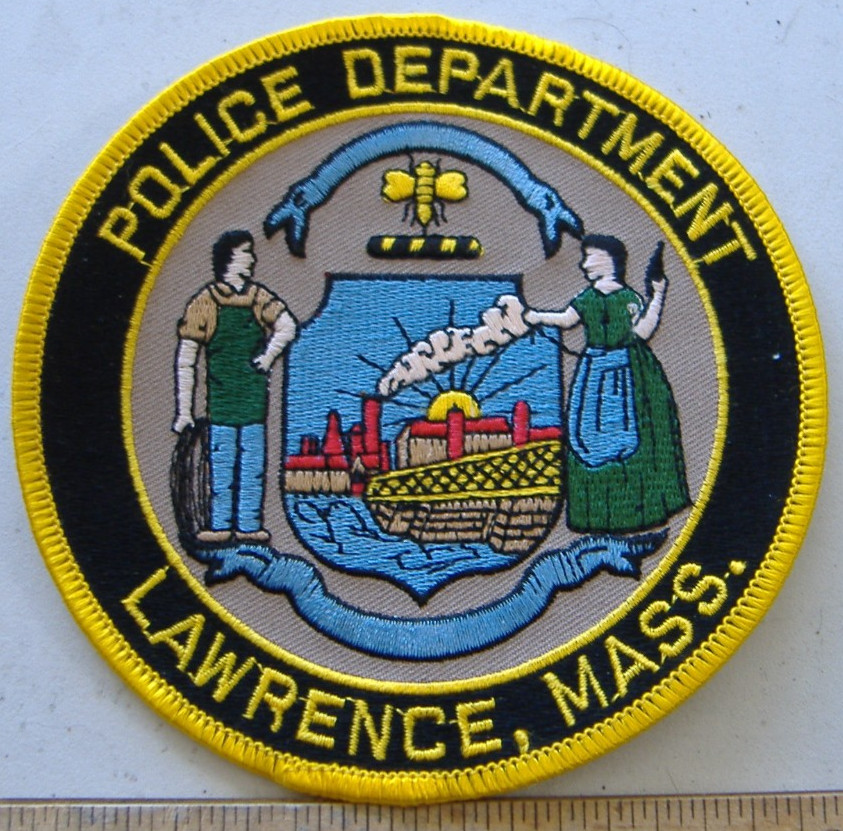 LAWRENCE  POLICE  MASSACHUSETTS FABRIC PATCH