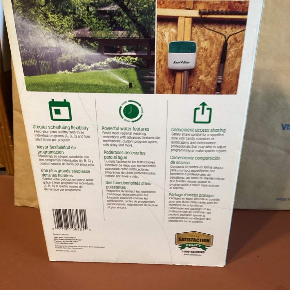 Rain bird Smart Irrigation Timer # ARC6I 6 Zone App Based