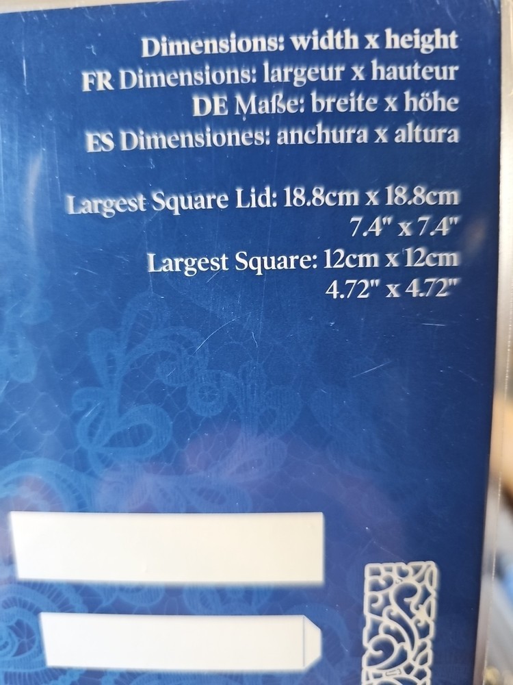 Tattered Lace Exploding Square Surprises Cutting Dies 507621 NEW 3D DECOUPAGE