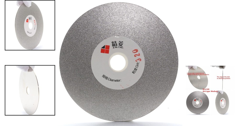 Professional 4 Inch Diamond Flat Lap Wheel Grit 320 for Precision Work