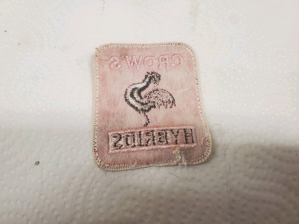 2-1/4" X 2-3/4" Cloth Patch Crow's Hybrids Seed Corn Farm