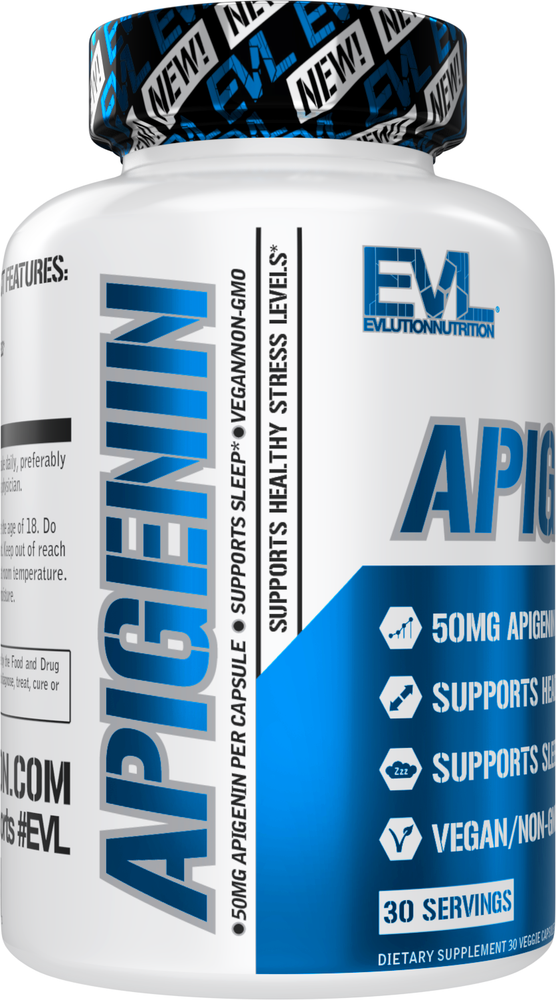 Evlution Nutrition Apigenin - Chamomile Extract - Sleep Support - 60 Servings
