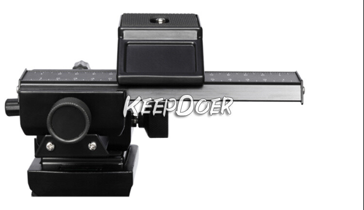 2 Direction Macro Shooting Ball Head Quick Release Plate Micro Platform Stand