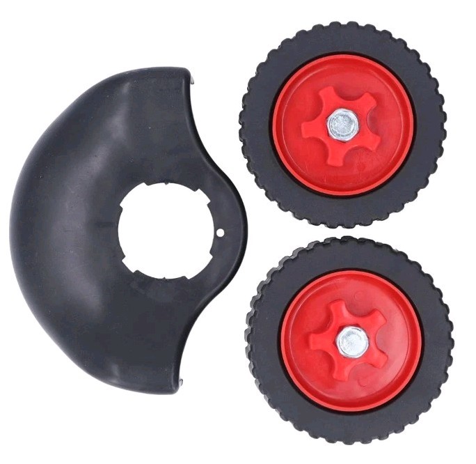 Weed Grass Trimmer Support Wheels Universal Use Electric & Battery Operated