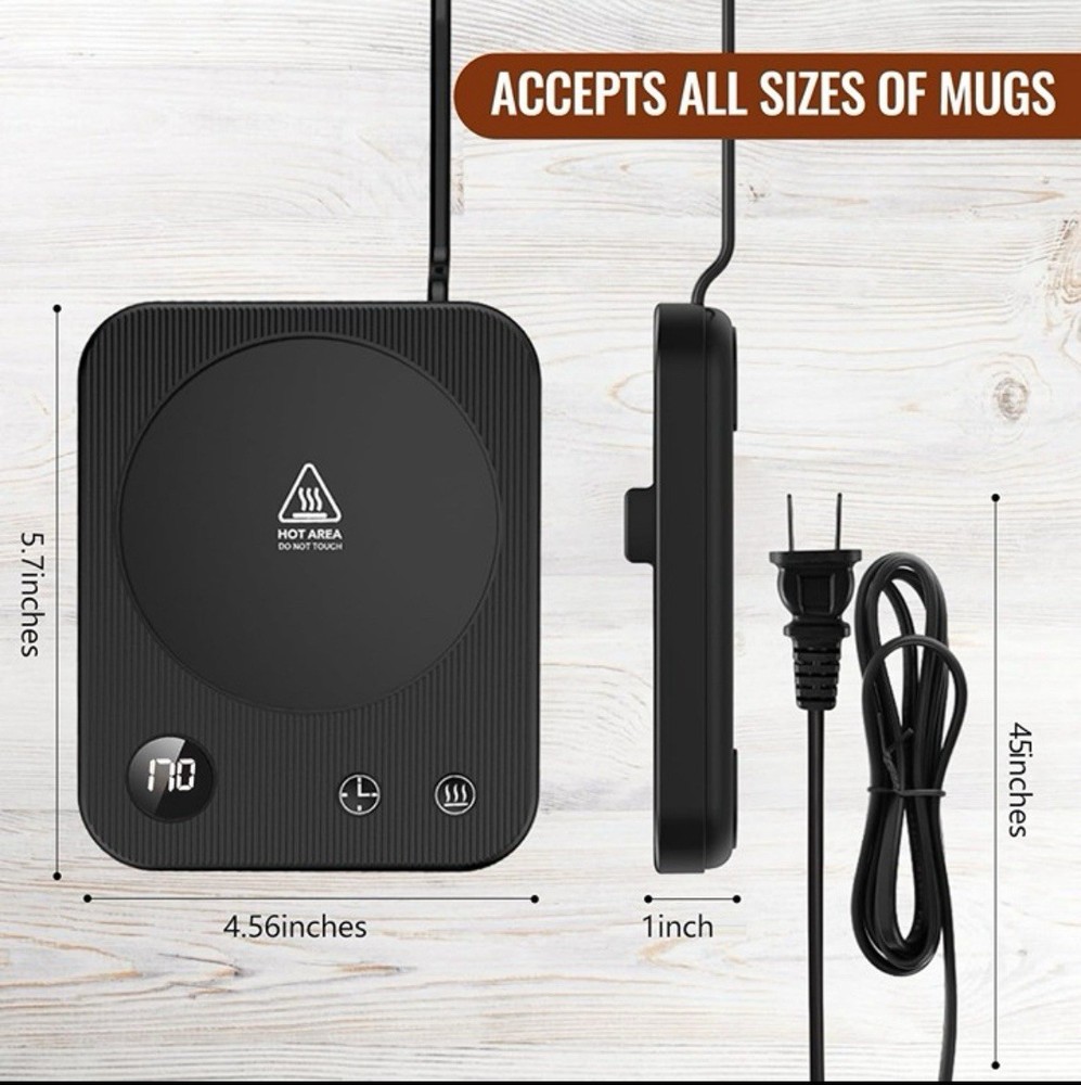 New 3-Temp Settings Coffee Mug Warmer