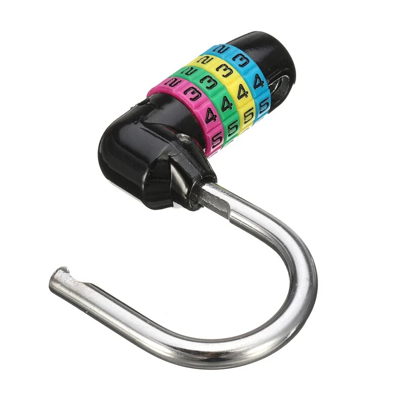 4 Digit Combination Safety Padlock Lock Security Password Gym Resettab Code