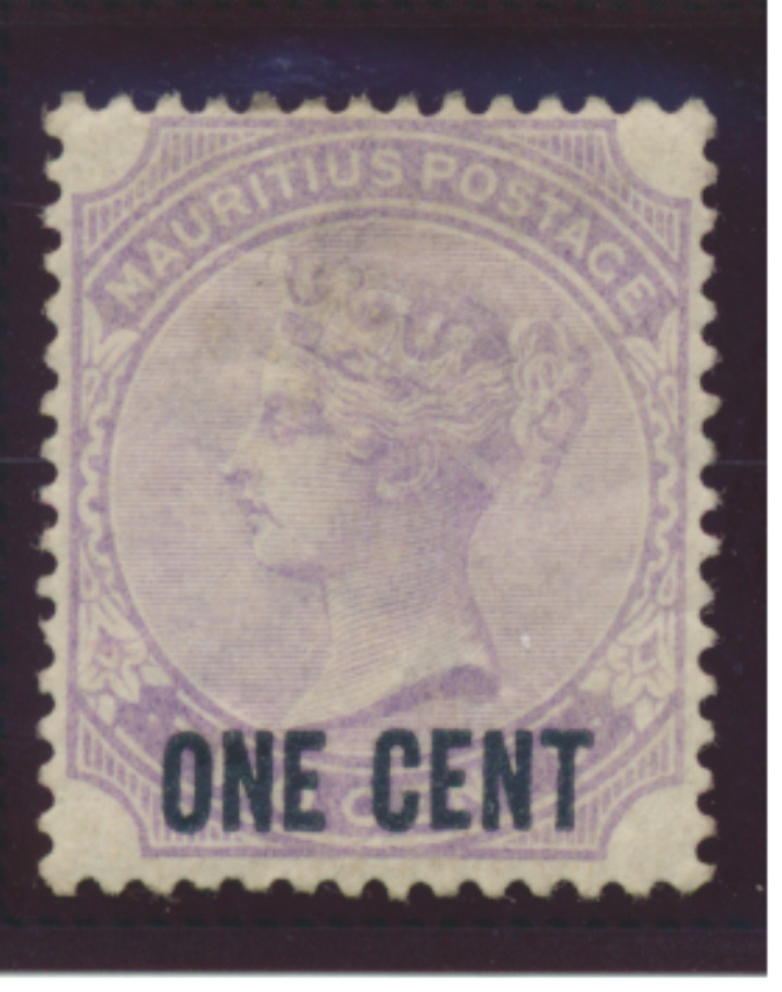 Mauritius Stamp Scott #89, Mint Hinged