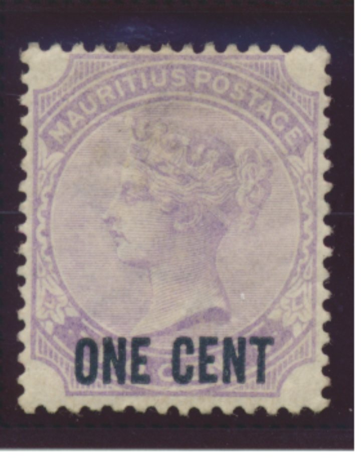 Mauritius Stamp Scott #89, Mint Hinged