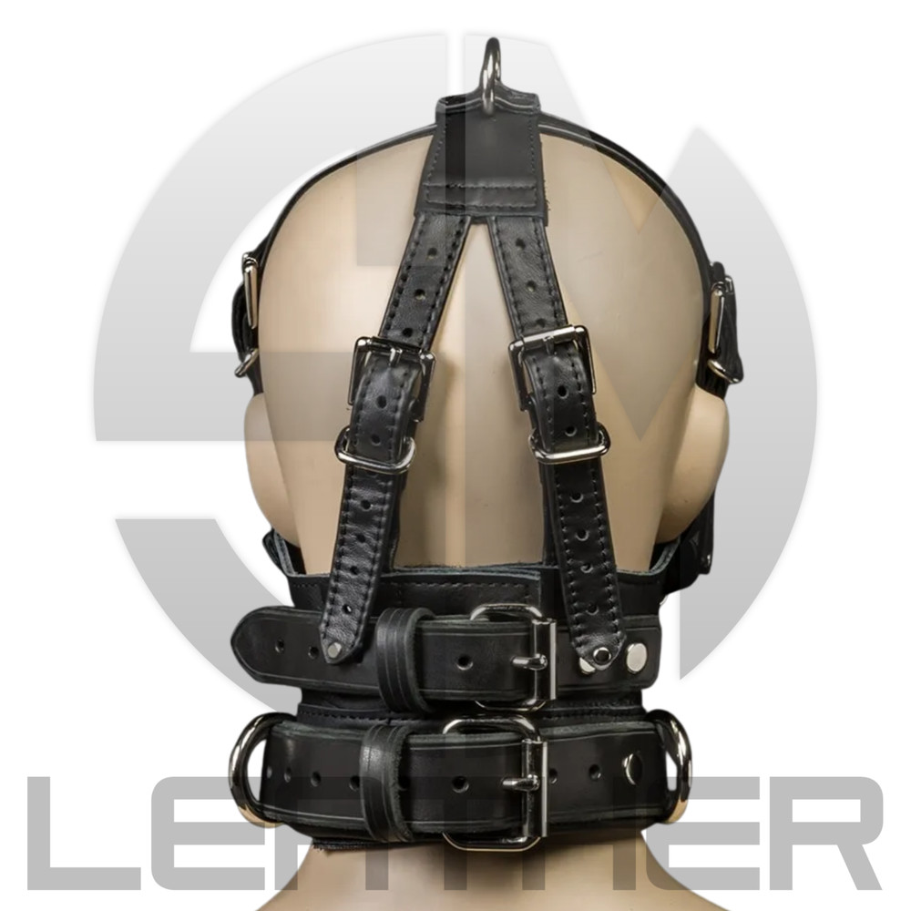 Bishop Head Harness – Premium Leather Adjustable Head Restraint System