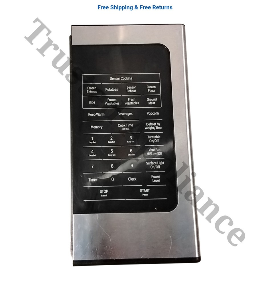 Microwave Control Panel Console 261400206780 Stainless