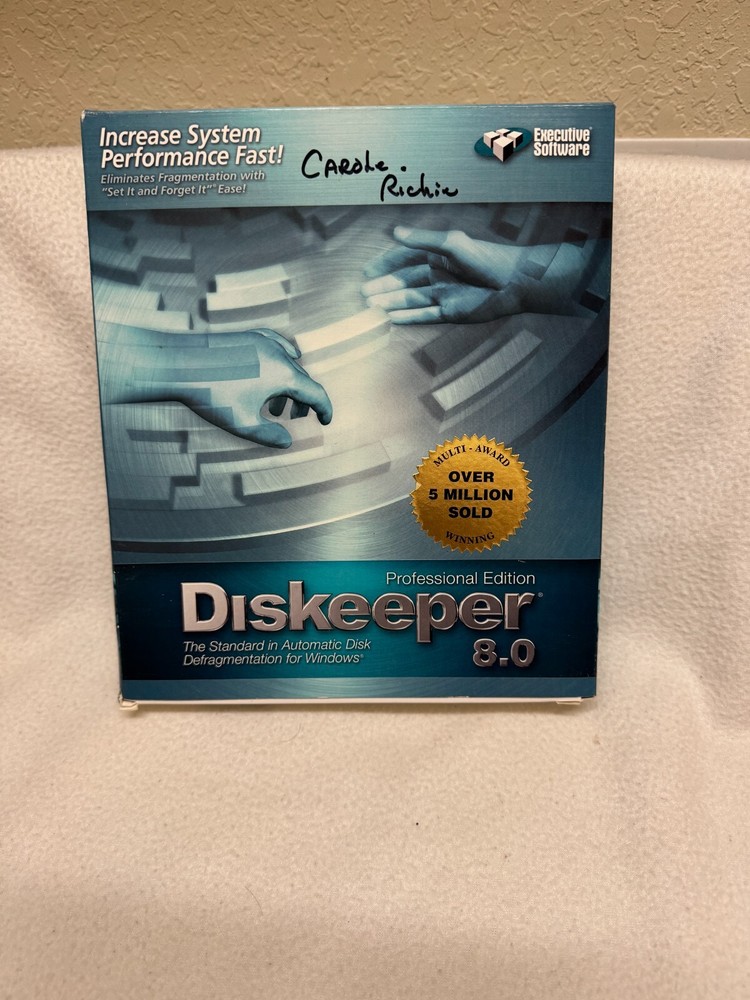 Diskeeper 8.0 Professional Edition - Executive Software
