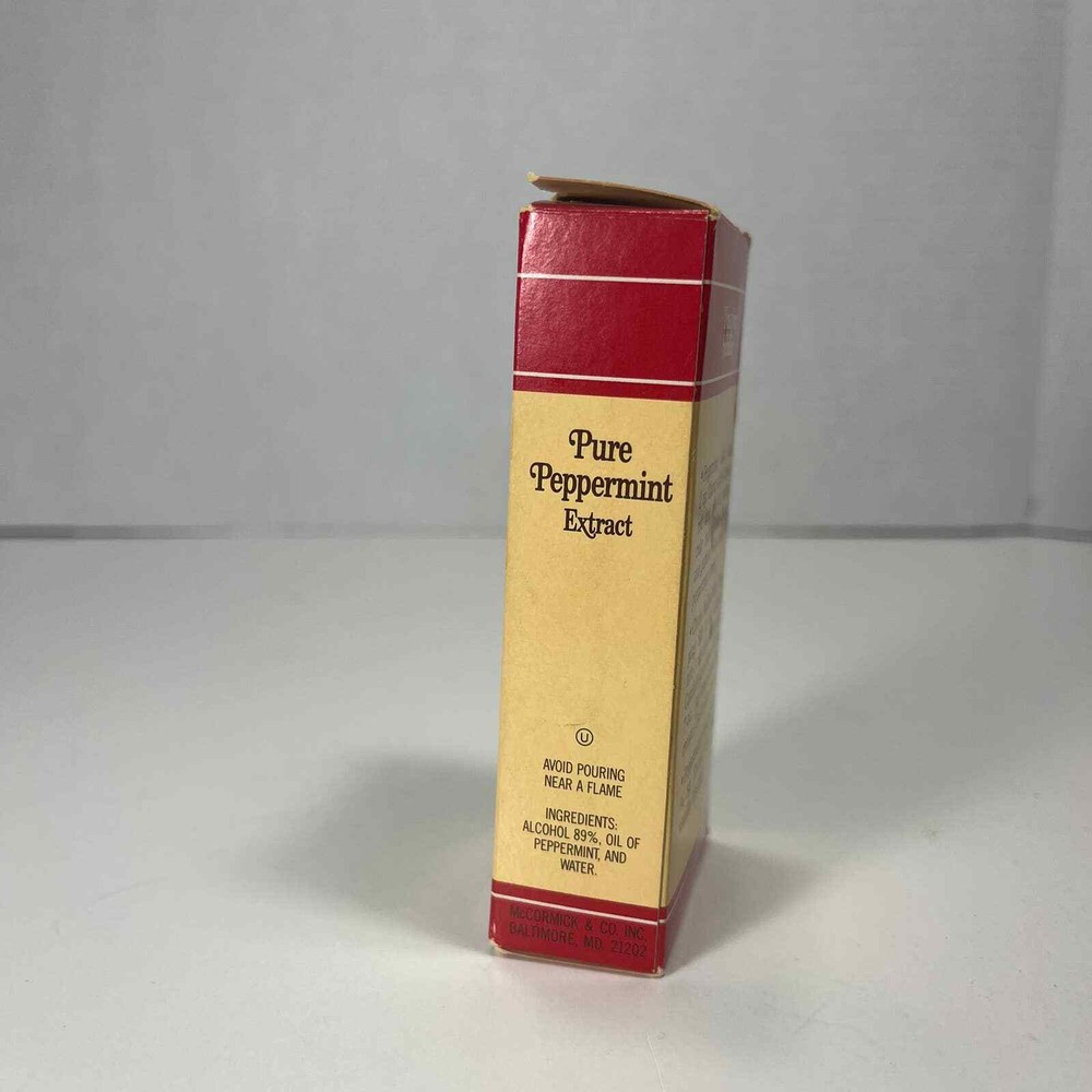 Vintage Schilling Pure Peppermint Extract