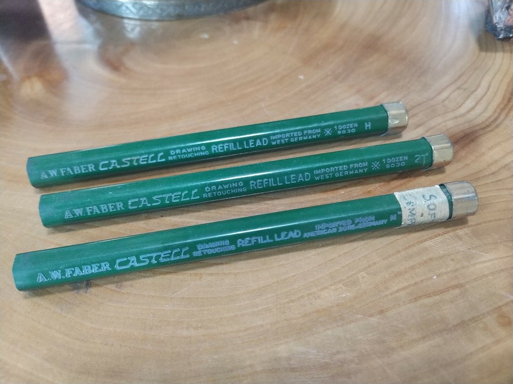 Faber Castell Refill Leads H. Used.