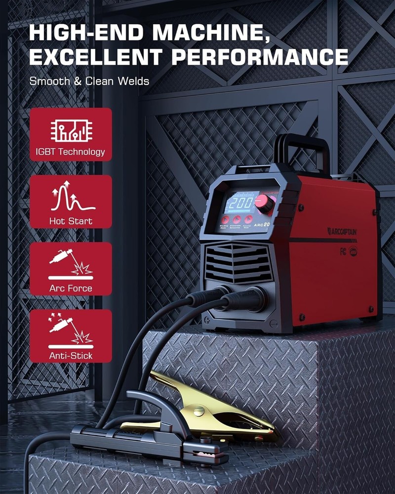 Rechargeable 200A Welding Machine - Lightweight, Portable, and User-Friendly
