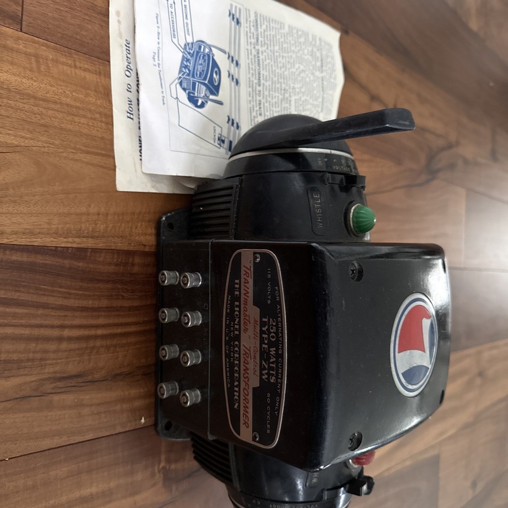 Lionel Type-ZW 250 Watt Trainmaster Transformer Multi-Control