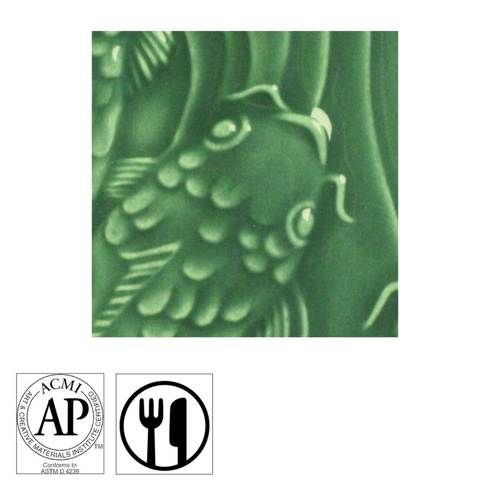 AMACO Gloss Glaze Dark Green