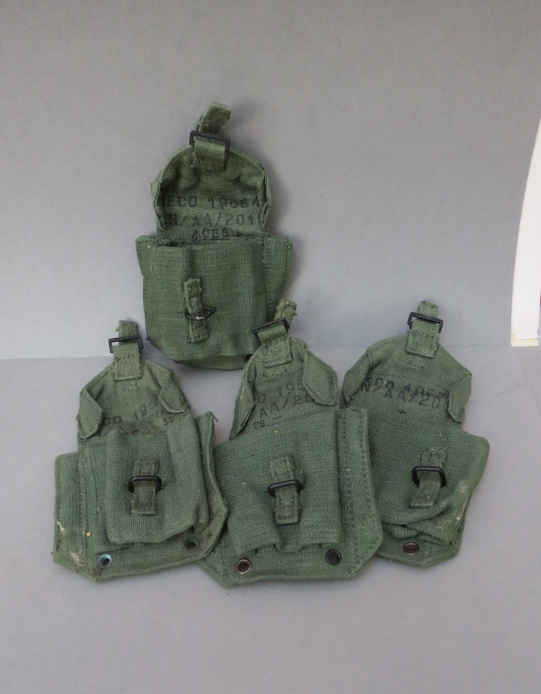 British Army 1944 Pattern Webbing Ammunition Ammo Pouch Dated 1955 (NOS) 44P