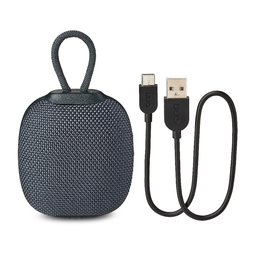 Mini Rugged Speaker with Bluetooth Wireless Technology, Gray