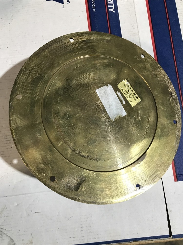 Vintage Solid Brass Quartz Ship's Time Wall Clock