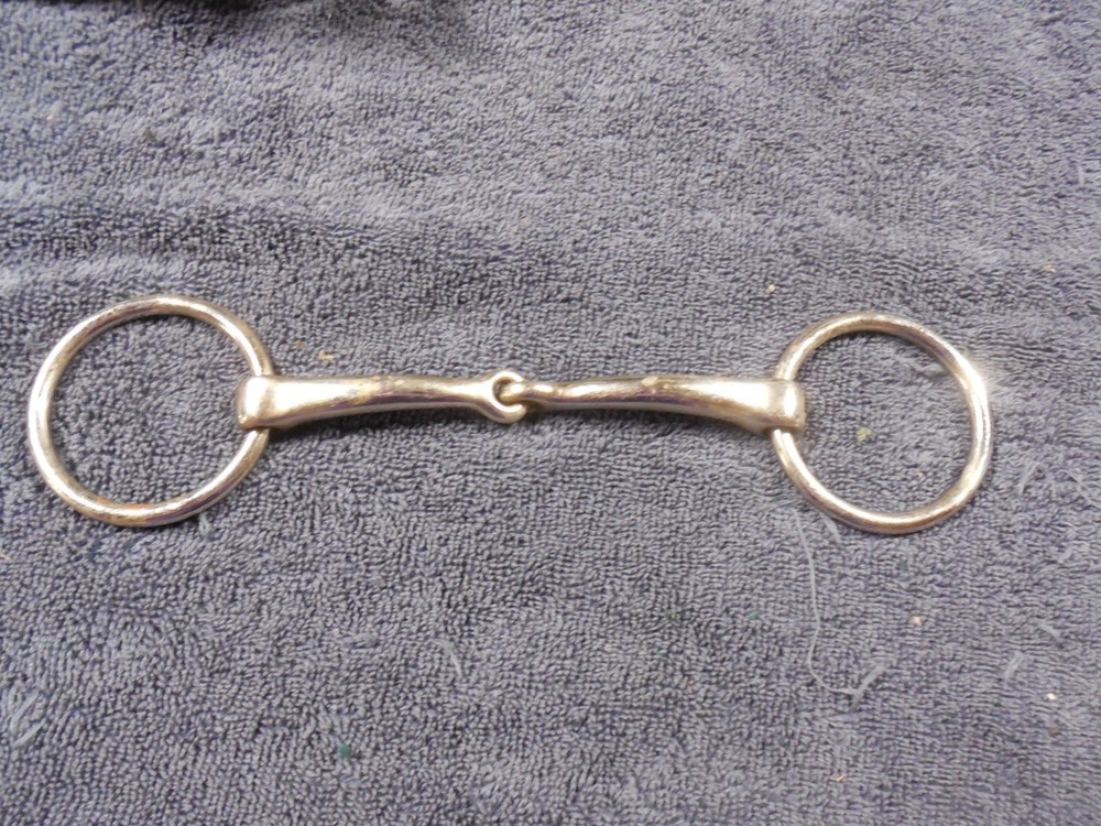 Silver and a Silver curb Bit