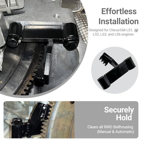 LS Steel Engine Flywheel Retention Locking Tool Compatible with Engine Chevy