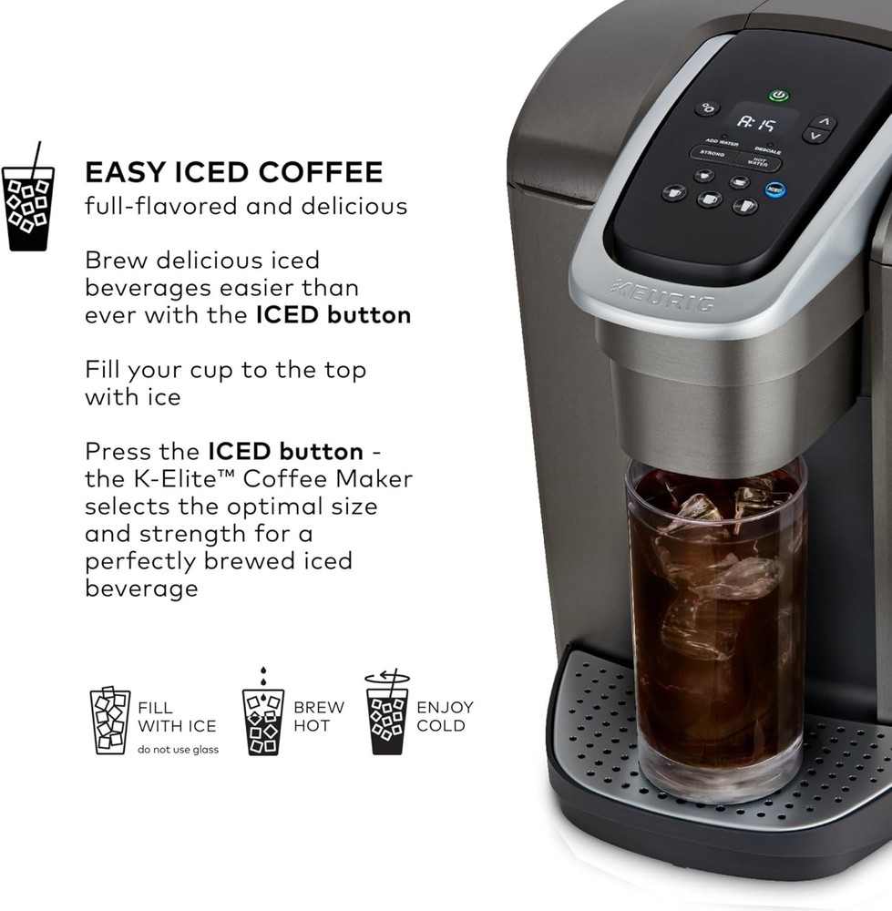 Keurig K Elite Coffee Maker Slate