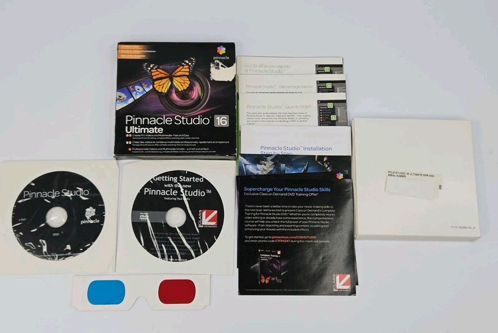 Pinnacle Studio 16 Ultimate Editing Software