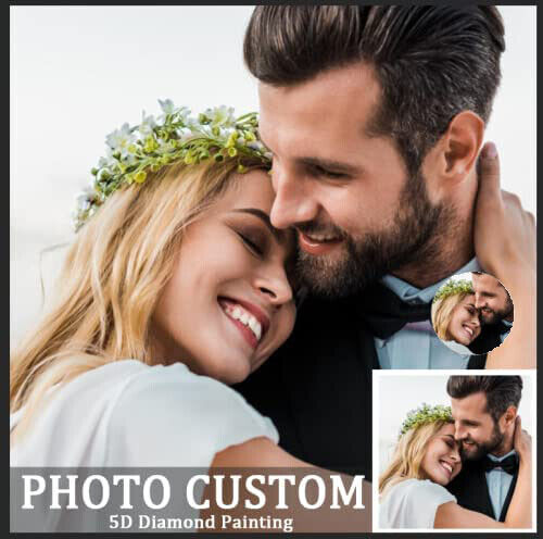 5D painting customized photos complete artwork