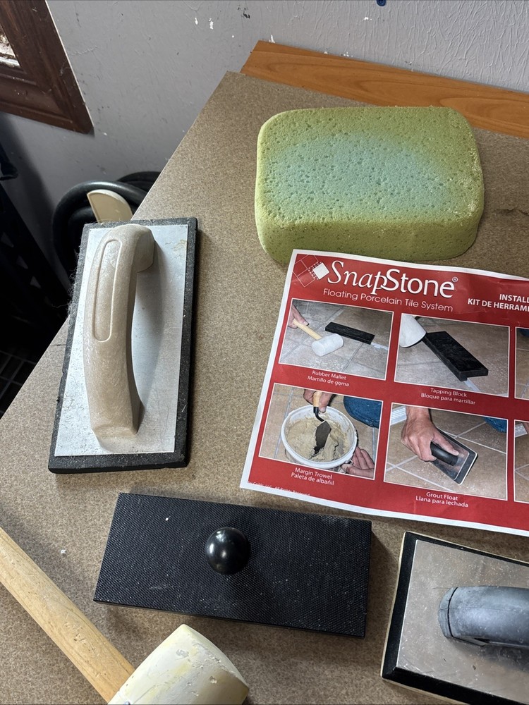 SNAPSTONE FLOATING PORCELAIN TILE SYSTEM!! Tool Set! C4