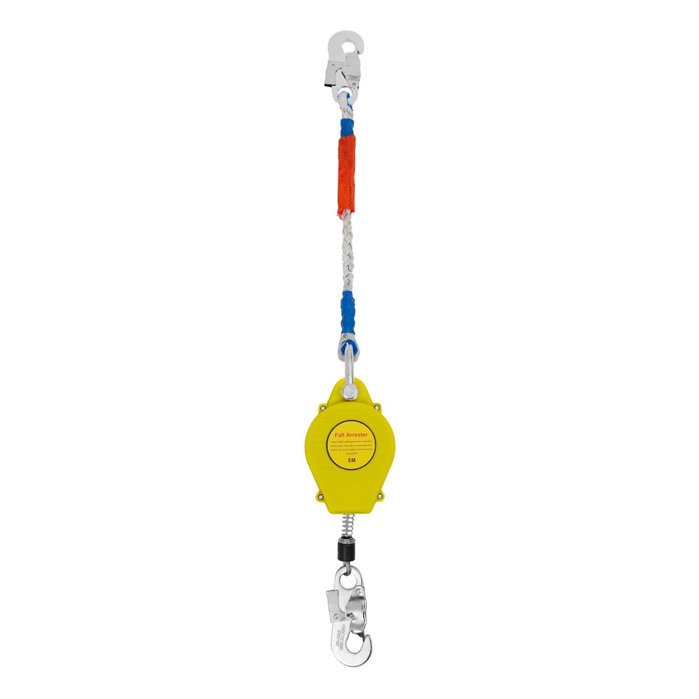 Self-Retractable Fall Arrester Yellow Fall Arrest Protector Fall Protection Gear