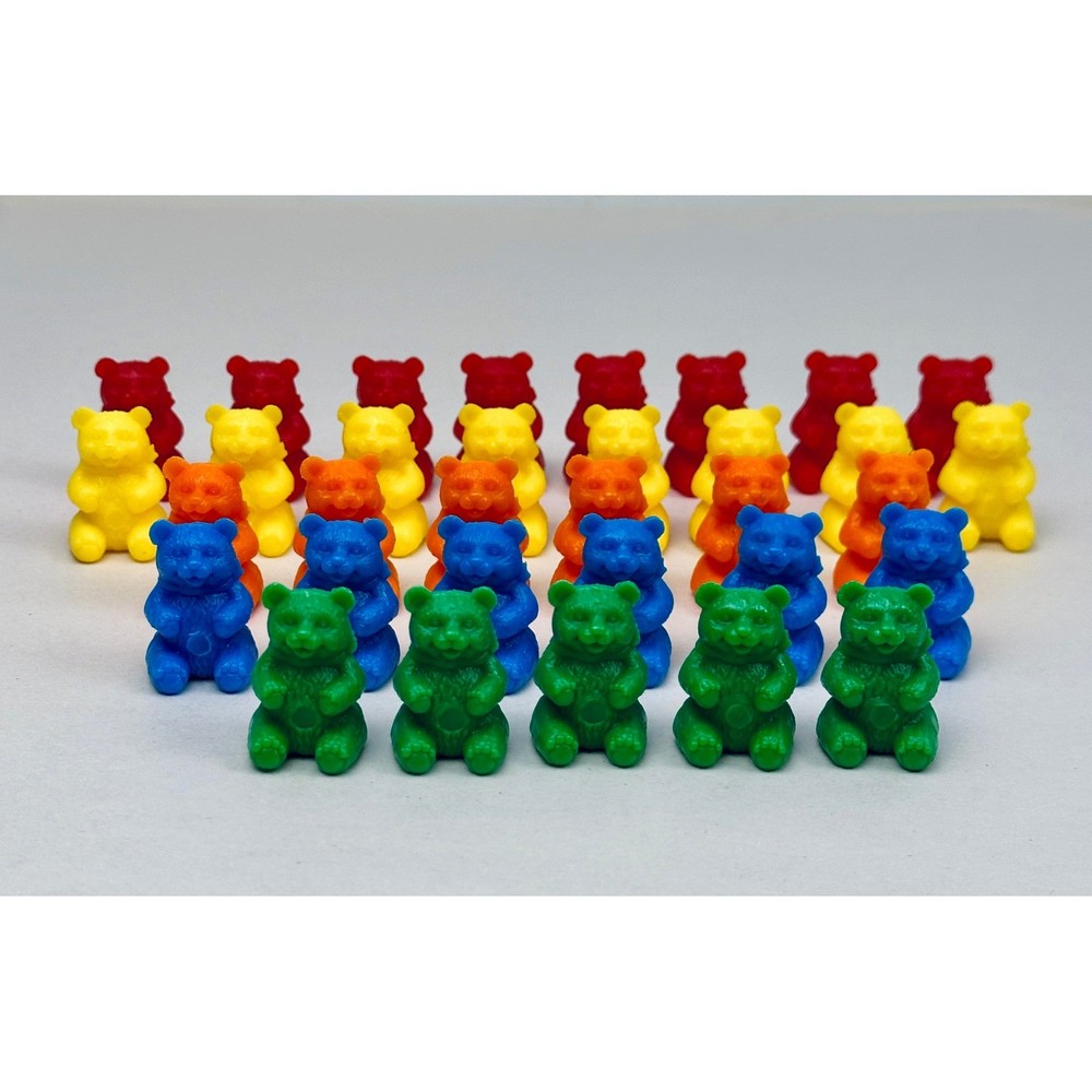 Learning Resources Counting Bears Math Counters Small Toy Animals 33-Piece Set