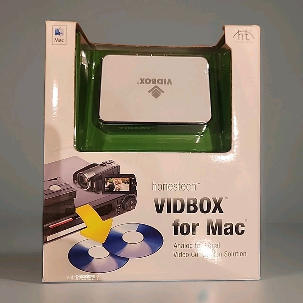 Honestech Vidbox For Mac Analog to Digital Video Conversion Solution Open Box
