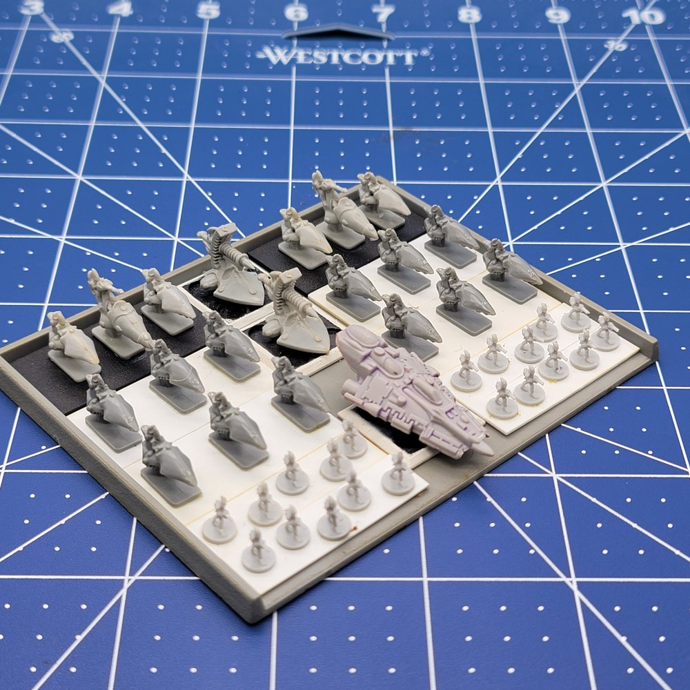GW EPIC 40K ELDAR - Eldar Swordwind Unit x 41 (13 Bases) - OOP 6mm Plastic