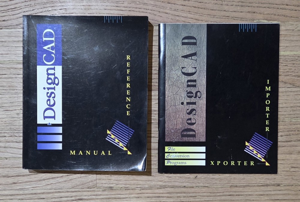 1990 2D/3D DesignCAD Reference Manuals