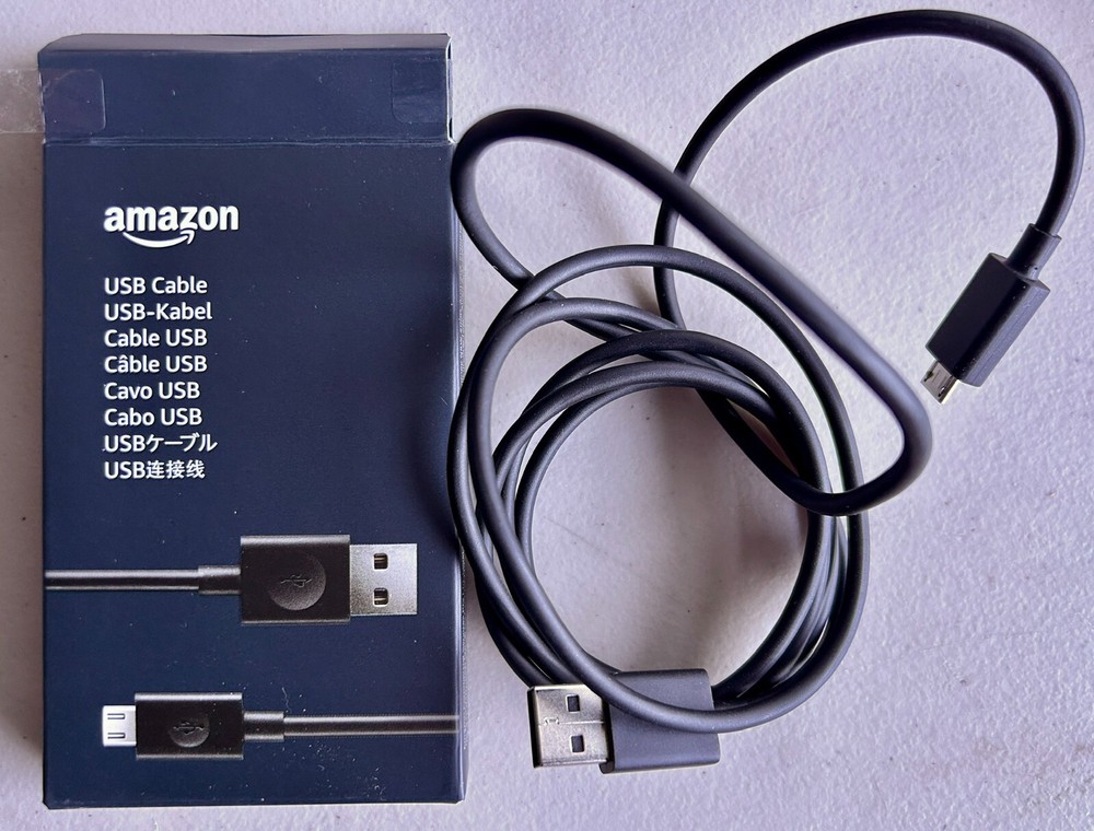 Amazon 5ft USB to Micro-USB Cable (designed for use with Fire Tablets & Kindles)