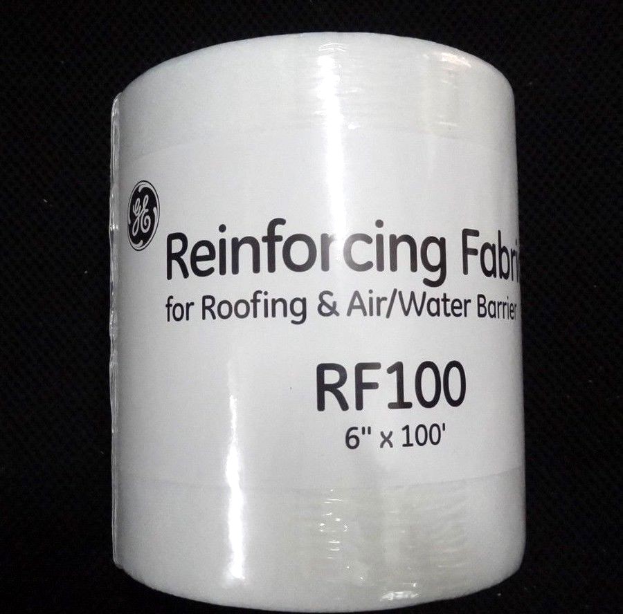 GE RF100 Reinforcing Fabric for Roofing & Air Water / Barrier 6" x 100'