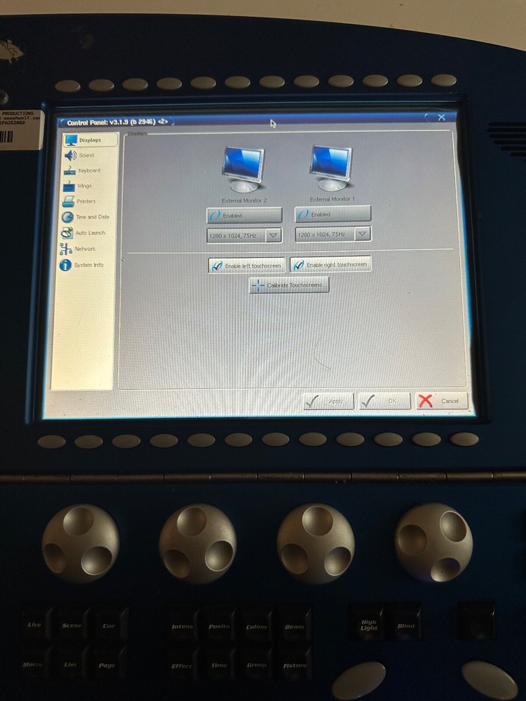 Smashwolf Productions WholeHog 3 Lighting Console