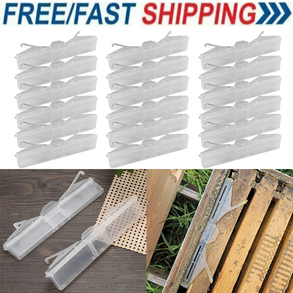 18PCS Small Bee Hive Beetle Blaster BeeHive Trap Beekeeping Tool Plastic NEW