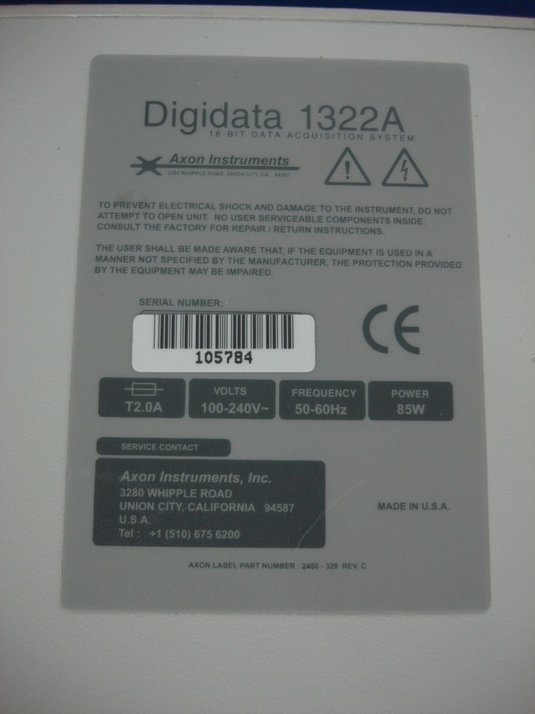 Axon Instruments Digidata 1322A 16-Bit Data Acquisition System