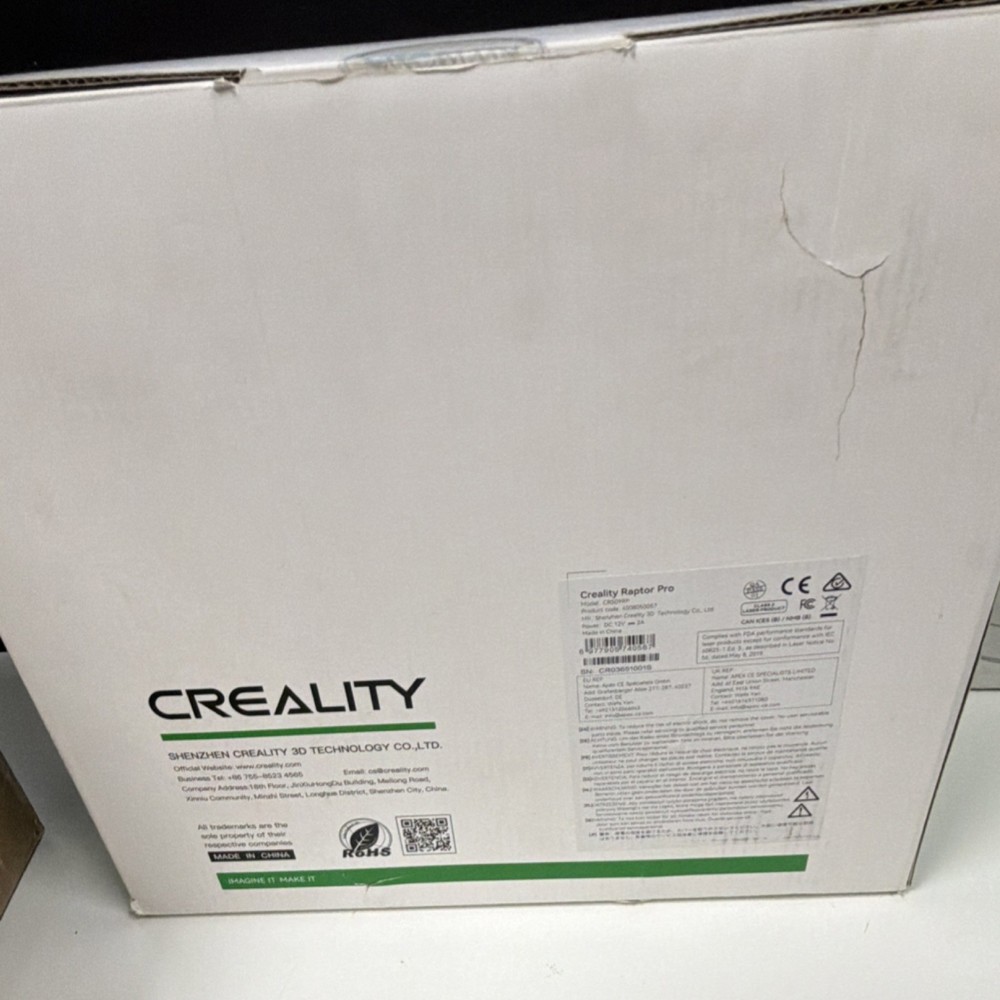 Creality Raptor Pro Handheld Hybrid Blue Laser & NIR 3D Scanner